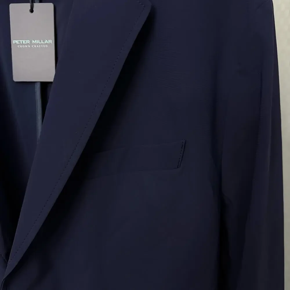 Peter Millar Bingham Blazer Men's XL Blue Crown Crafted Performance Sport Coat